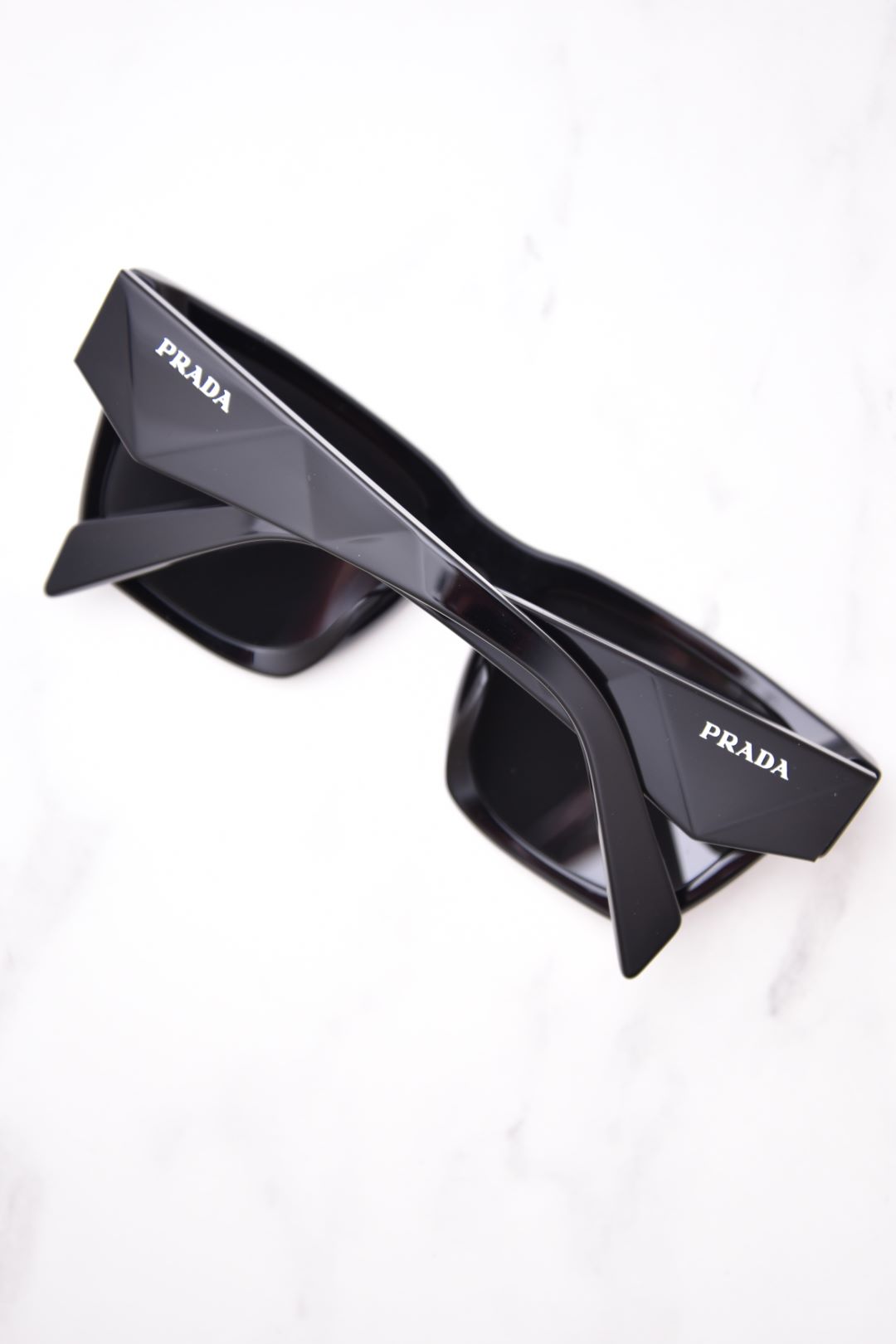 Prada PR A06SF 16K08Z Sunglasses Men's Black/Dark Grey Pillow 