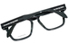 Alexander McQueen AM0400O Eyeglasses Men's Full Rim Rectangle Shape