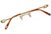 Cartier Core Range CT0050O Eyeglasses Rimless Rectangle Shape