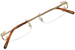 Cartier Core-Range CT0092O Eyeglasses Rimless Rectangle Shape