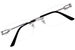 Cartier Core Range CT0290O Eyeglasses Rimless Rectangle Shape