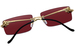 Cartier CT0430S Sunglasses Rectangle Shape