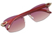 Cartier Rimlesssun CT0039RS Sunglasses Square Shape