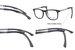 Champion CU3Shakes Eyeglasses Men's Full Rim Square Shape Tri-Flex