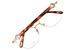 Chopard VCHC54S Eyeglasses Women's Semi Rim Cat Eye