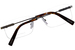 Chopard VCHG57 Eyeglasses Men's Rimless Rectangle Shape