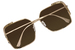 Fendi FE40038U Sunglasses Women's Square Shape