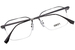 Fendi FE50051U Eyeglasses Men's Semi Rim Square Shape