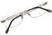 Fred FG50035U Eyeglasses Men's Rimless Rectangle Shape