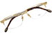 Fred FG50039U Eyeglasses Men's Semi Rim Pilot