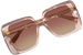 Gucci GG1314S Sunglasses Women's Square Shape