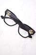 Gucci GG1424O Eyeglasses Women's Full Rim Cat Eye