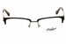 Lucky Brand Men's Eyeglasses Pipeline Black Semi-Rim Optical Frame