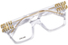 Miu Miu MU-04UV Eyeglasses Women's Full Rim Square Shape