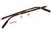 Mont Blanc MB0221O Eyeglasses Men's Rimless Rectangle Shape