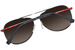 Prada Men's Linea Rossa SPS55U SPS/55/U Fashion Pilot Sunglasses