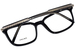 Prada PR 13YV Eyeglasses Men's Full Rim Rectangle Shape