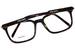 Prada PR 13YV Eyeglasses Men's Full Rim Rectangle Shape