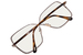 Tom Ford TF5841-B Eyeglasses Women's Semi Rim Butterfly Shape