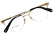 Versace VE1280 Eyeglasses Women's Semi Rim Cat Eye