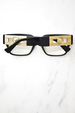 Versace VE3350 Eyeglasses Men's Full Rim Square Shape