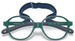 Vogue VY2011 Eyeglasses Youth Kids Full Rim Pillow Shape w/Strap