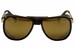 Vuarnet Glacier Sunglasses Genuine Leather Detail Pilot Shape