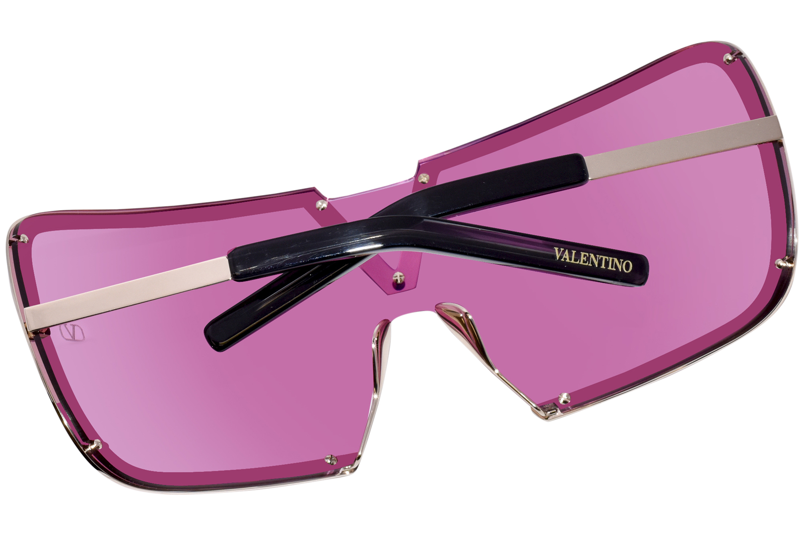 Valentino V - Romask Unisex Sunglasses - Gold