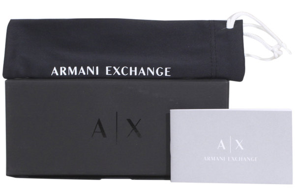 Armani Exchange Men's AX4026S AX/4026/S 81226G Matte Grey Square Sunglasses  56mm 