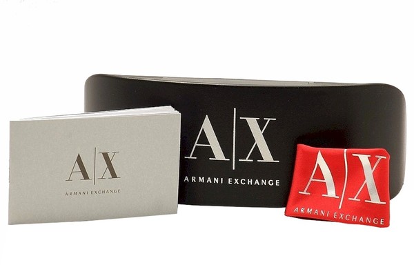 Armani Exchange Men's Eyeglasses AX1018 AX/1018 Half Rim Optical Frame |  