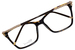 Chopard VCH321 Eyeglasses Women's Full Rim Rectangle Shape