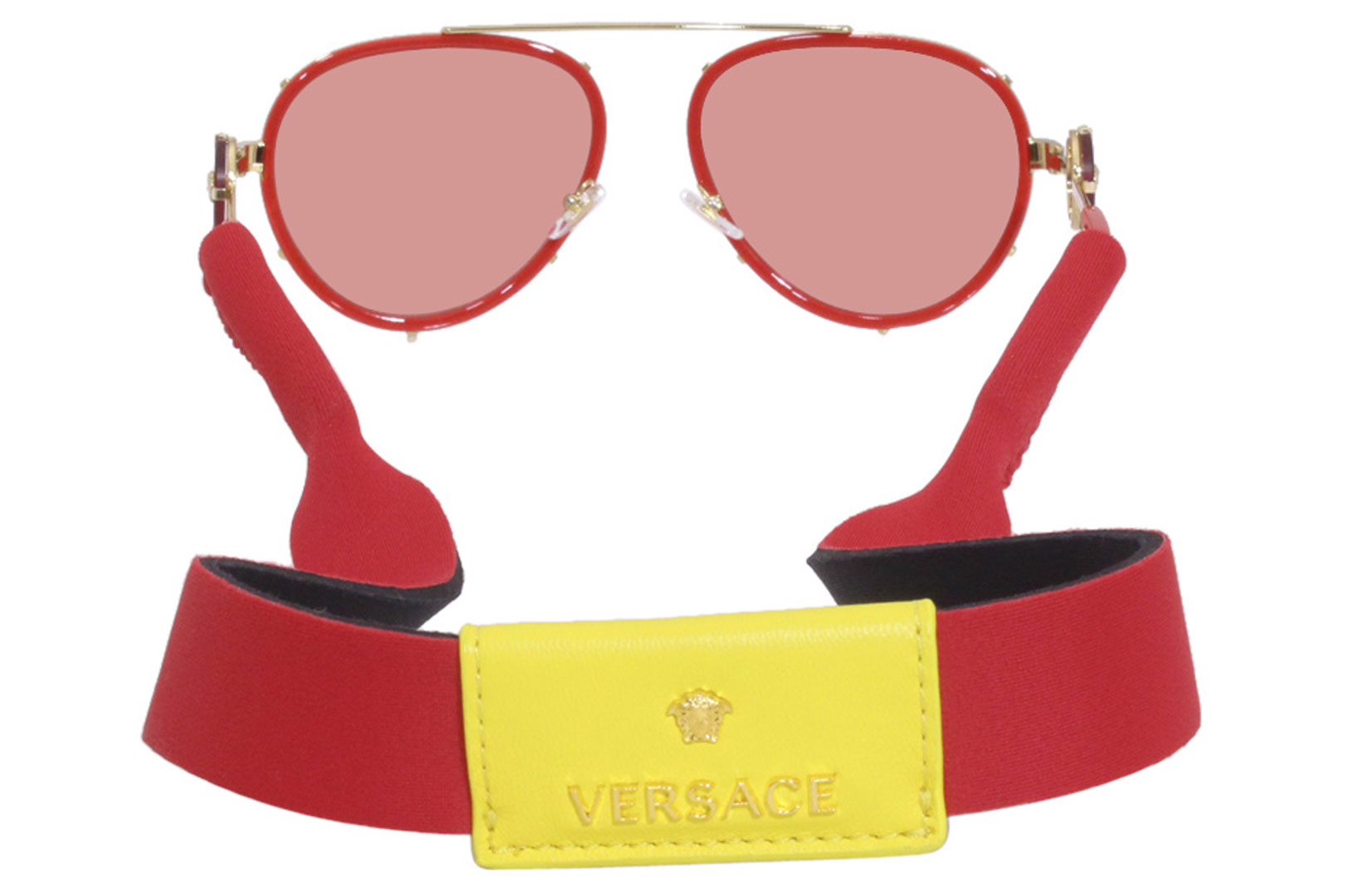 Versace Sunglasses Women VE2232 1472C8 Red/Pink-Red Mirror 61-18-145mm
