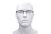 Carrera 8832 Titanium Eyeglasses Men's Semi Rim Rectangle Shape