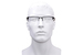 Emporio Armani EA1129 Eyeglasses Men's Semi Rim Rectangle Shape