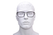 Perry Ellis PE487-1 Eyeglasses Men's Full Rim Rectangle Shape