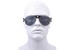 Versace 2150Q 2150-Q Medusa Logo Fashion Genuine Leather Pilot Sunglasses