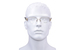 Versace Eyeglasses VE1175-B Semi Rim Rectangle Shape