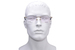 Zilli ZI60056 Titanium Eyeglasses Men's Rimless Rectangle Shape