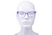 Pure P-6003 Eyeglasses Women's Full Rim Rectangle Shape