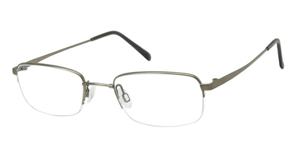 Aristar By Charmant Ar16259 Eyeglasses Men S Semi Rim Rectangular Optical Frame