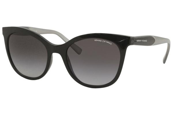 Armani Exchange Women's AX4094S AX/4094/S 8158/8G Black Cat Eye Sunglasses  54mm 
