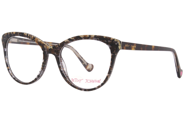 Betsey Johnson Diva Days Pnk Eyeglasses Women S Pink Full Rim Cat Eye 54 17 140