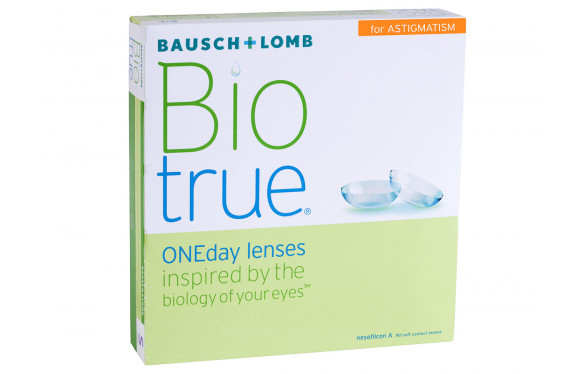  Biotrue ONEday for Astigmatism Contact Lenses 90-Pack By Bausch & Lomb 