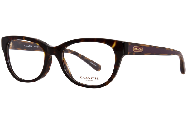 Coach HC6187 5611 Eyeglasses Women's Milky Beige Full Rim