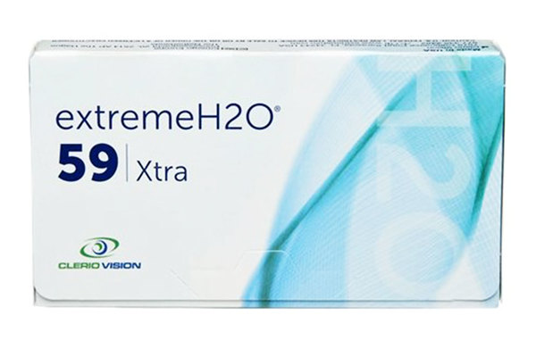  Extreme H2O 59% Extra BI-Weekly 6 Pack Contact Lenses By Clerio Vision 