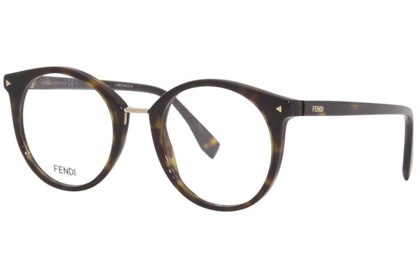 Fendi FF0201 Eyeglasses Women's Full Rim Cat Eye Optical Frame