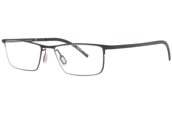 Flexon B2002 001 Reading Glasses Men's Black Full Rim Rectangular 53-17-145