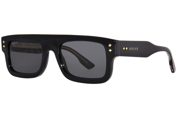 Gucci GG1085S 001 Sunglasses Men's Black/Grey Square Shape 53-21-145 ...