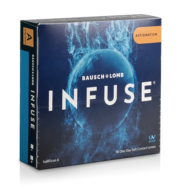  Infuse for Astigmatism 1-Day 90 Pack Contact Lenses By Bausch & Lomb 