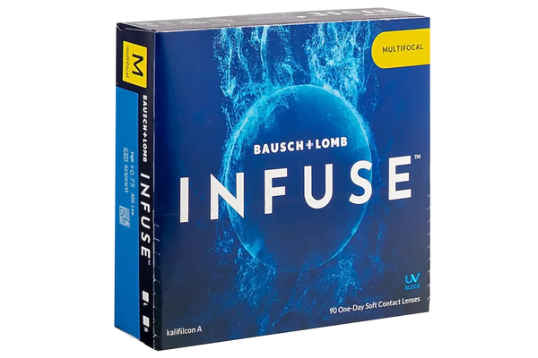 Infuse Multifocal 1-Day 90 Pack Contact Lenses By Bausch & Lomb 8.6/14. ...